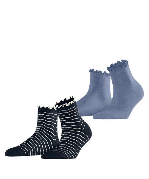 ESPRIT Wavy Line SSO  2-Pack Socken Damen