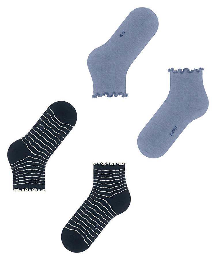 ESPRIT ESPRIT Wavy Line SSO  2-Pack Socken Damen - sortiment (0050) - 2 | SportScheck