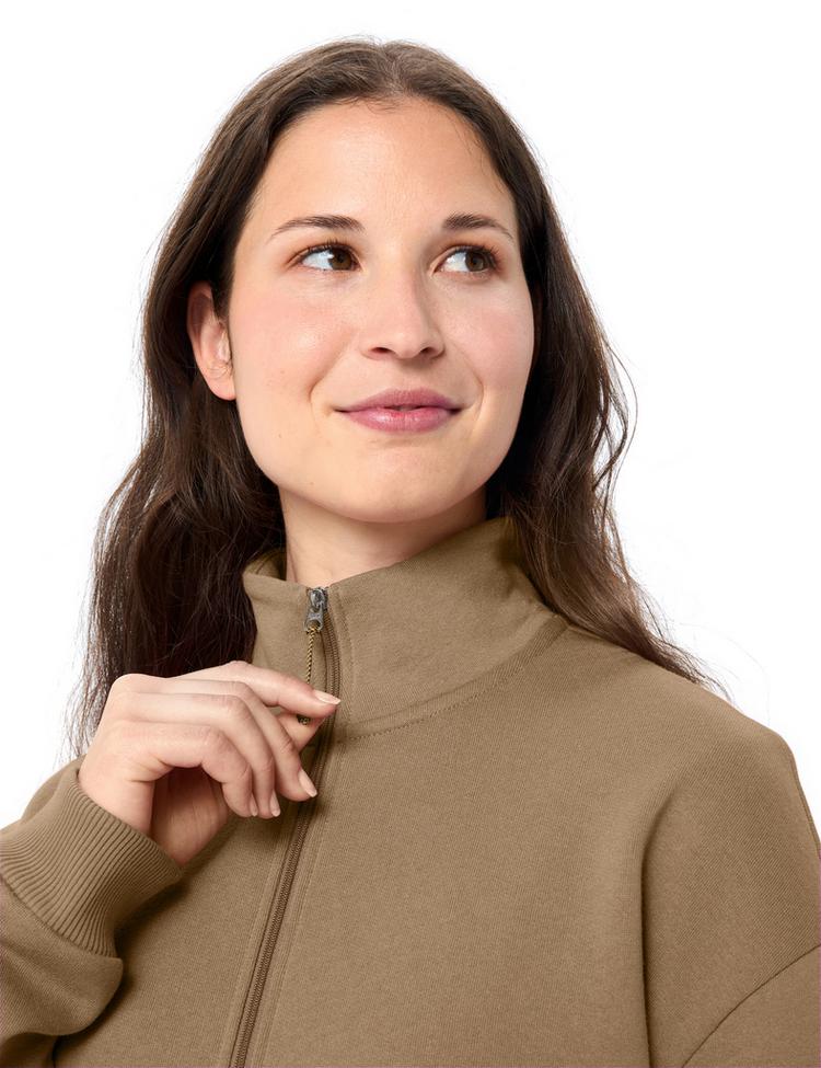 VAUDE VAUDE Women's Redmont HZ Pullover Sweatshirt Damen - oat - 1 | SportScheck