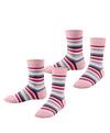 ESPRIT Playful Stripe SO  2-Pack Socken Kinder - orchid (8985)