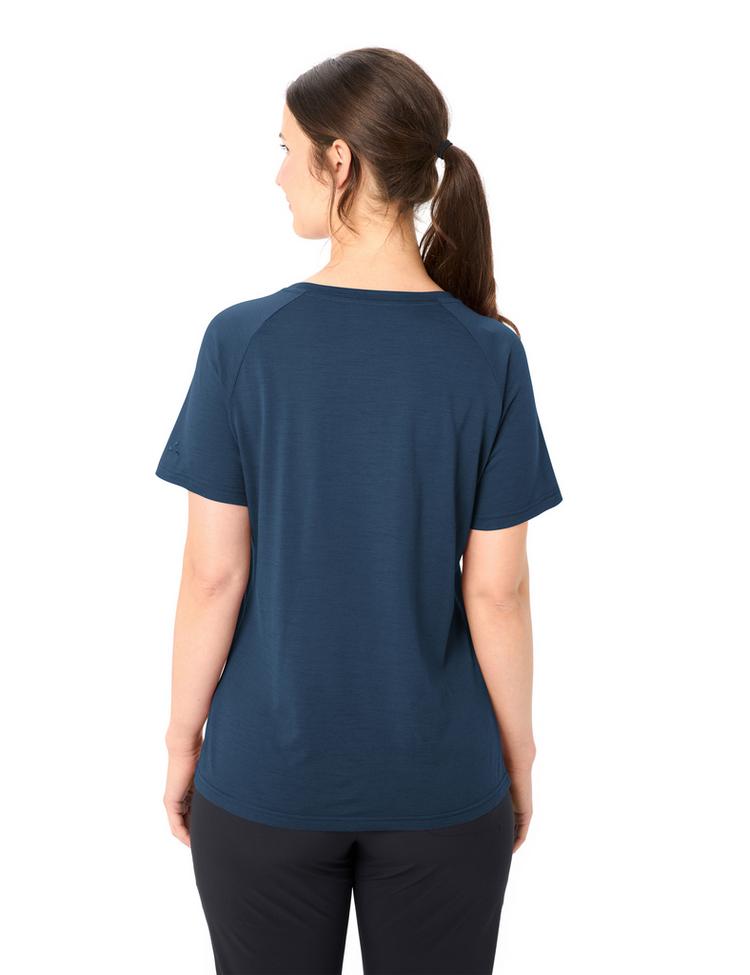 VAUDE VAUDE Women's Essential Wool T-Shirt T-Shirt Damen - dark sea - 1 | SportScheck