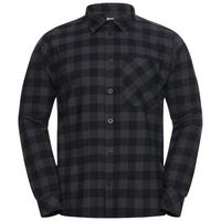 Jack Wolfskin LITE FLANNEL SHIRT M Langarmhemd Herren - CHECK black