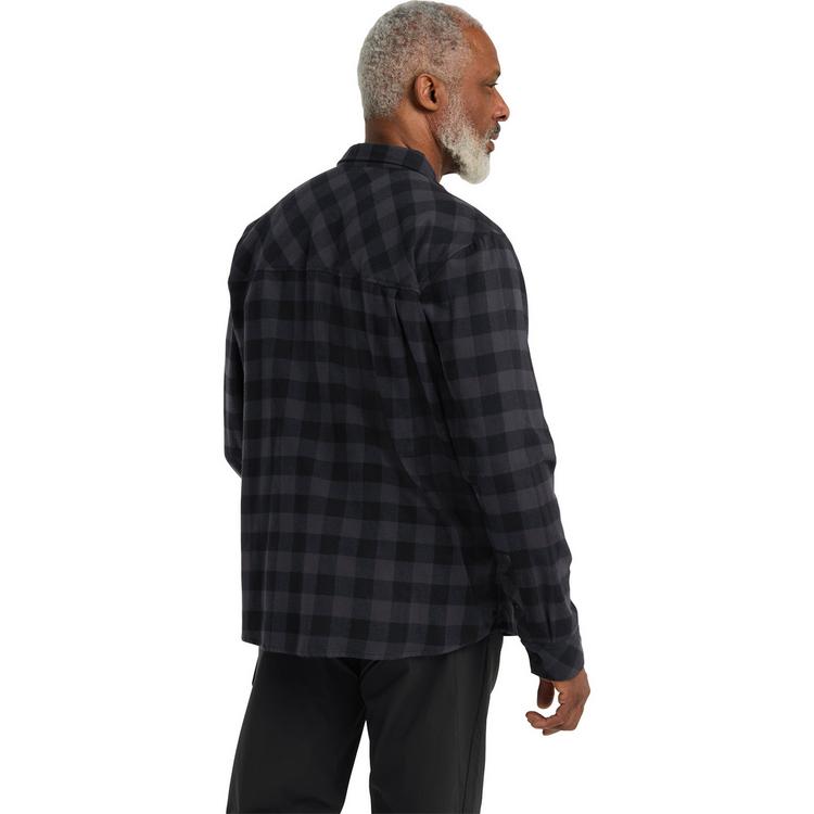 Jack Wolfskin Jack Wolfskin LITE FLANNEL SHIRT M Langarmhemd Herren - CHECK black - 1 | SportScheck