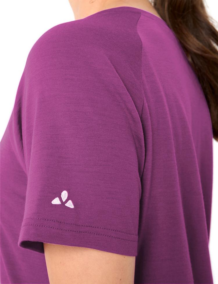 VAUDE VAUDE Women's Essential Wool T-Shirt T-Shirt Damen - magenta - 1 | SportScheck