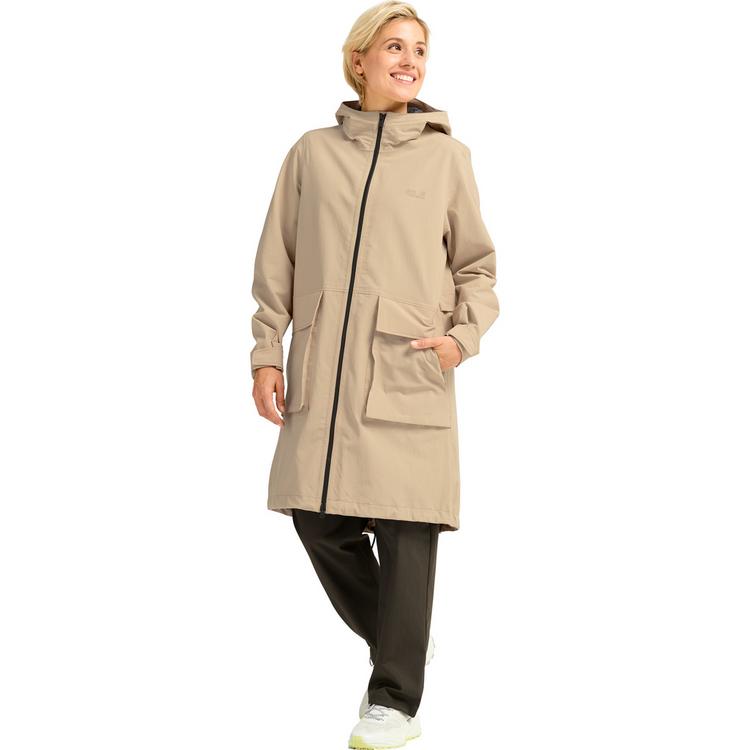 Jack Wolfskin Jack Wolfskin NABUR 2L COAT W Funktionsmantel Damen - oat - 0 | SportScheck