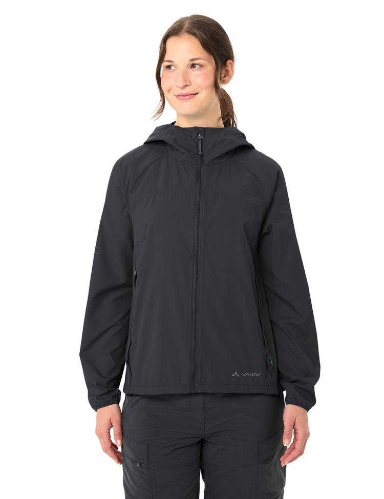 VAUDE VAUDE Women's Neyland Wind Jacket II Outdoorjacke Damen - phantom black - 0 | SportScheck