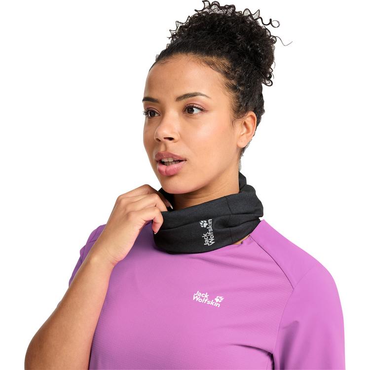 Jack Wolfskin Jack Wolfskin SOLID NECKGAITER Schal - black - 2 | SportScheck