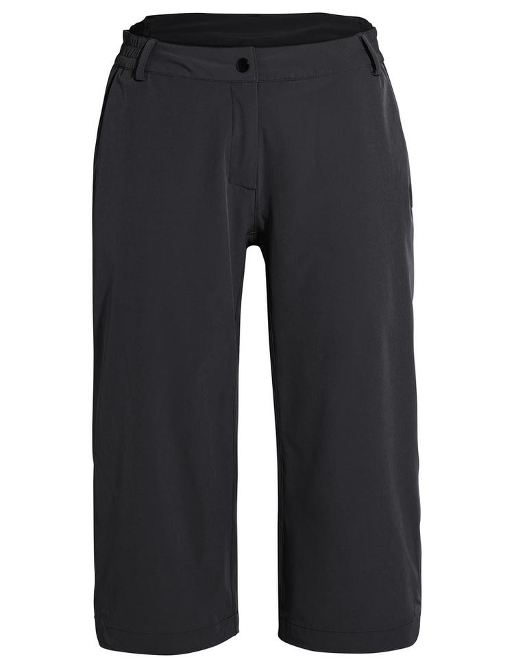 VAUDE VAUDE Women's Tamaro Base Capri Pants Fahrradhose Damen - black - 0 | SportScheck