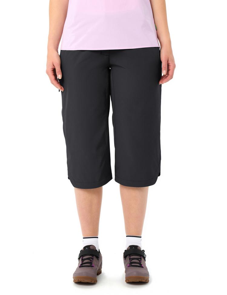 VAUDE VAUDE Women's Tamaro Base Capri Pants Fahrradhose Damen - black - 2 | SportScheck