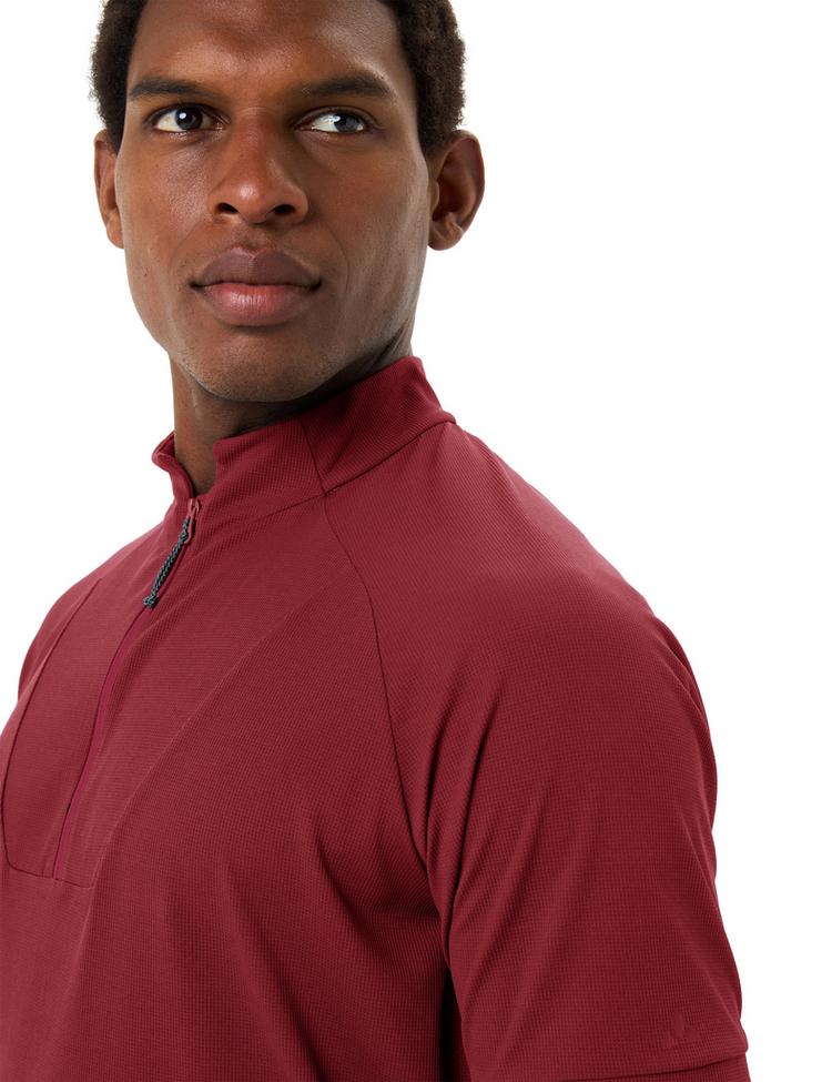 VAUDE VAUDE Men's Adlux HZ Shirt T-Shirt Herren - carmine - 1 | SportScheck