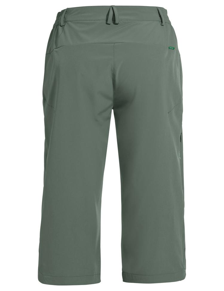 VAUDE VAUDE Women's Tamaro Base Capri Pants Fahrradhose Damen - agave - 0 | SportScheck