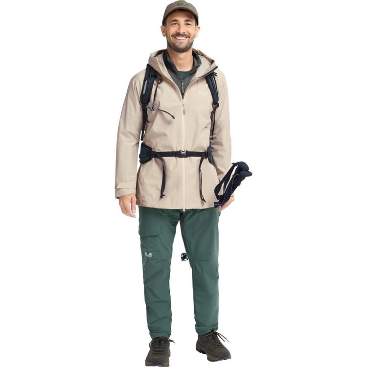 Jack Wolfskin Jack Wolfskin LITESTRIDE 3IN1 JKT M Funktionsjacke Herren - oyster - 2 | SportScheck