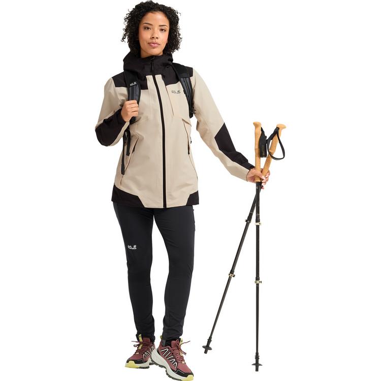 Jack Wolfskin Jack Wolfskin FLEXTRAIL 2L JKT W Funktionsjacke Damen - oyster - 2 | SportScheck