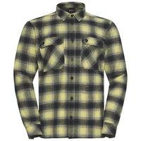 Jack Wolfskin BAJA FLANNEL SHIRT M Langarmhemd Herren - CHECK lemon ice
