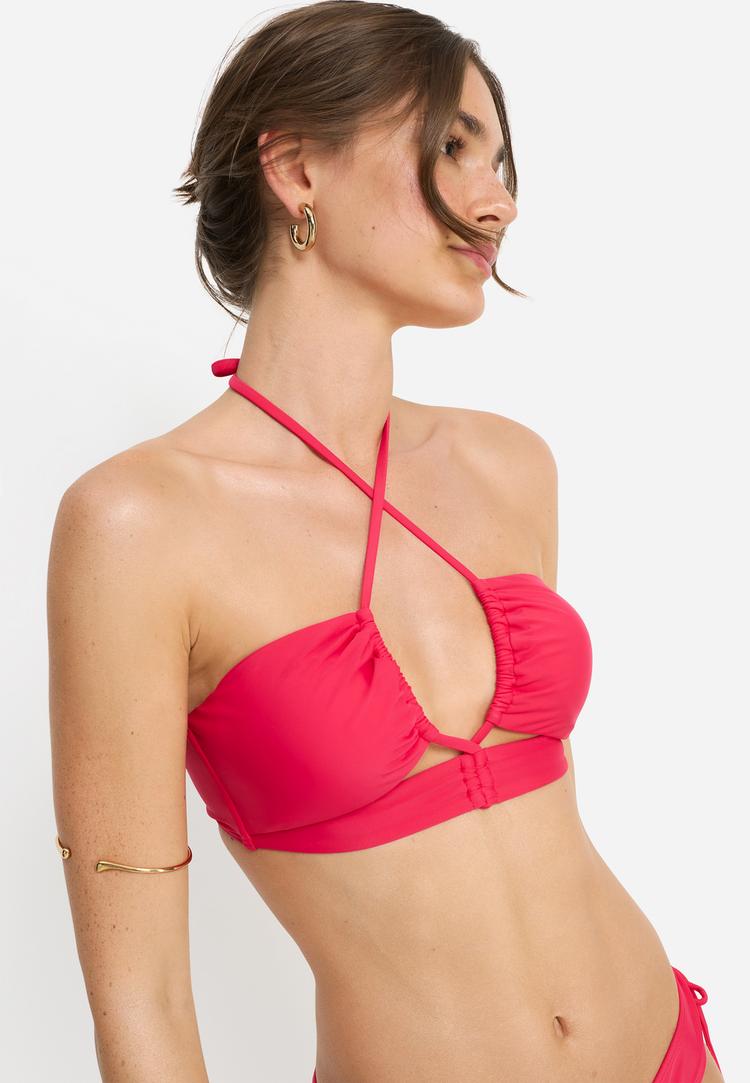 LSCN by Lascana LSCN by Lascana Bandeau-Bikini-Top Bikini Oberteil Damen - beere - 9 | SportScheck