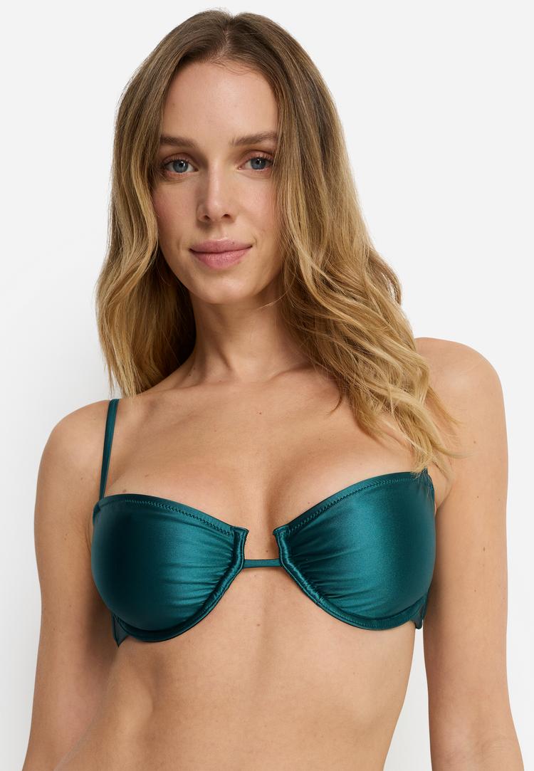 Copenhagen Studios Copenhagen Studios B&uuml;gel-Bikini-Top Bikini Oberteil Damen - petrol - 2 | SportScheck