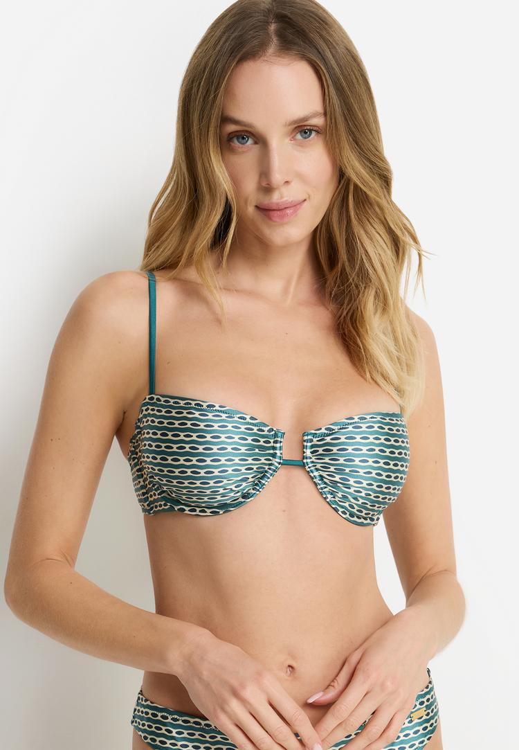 Copenhagen Studios Copenhagen Studios B&uuml;gel-Bikini-Top Bikini Oberteil Damen - petrol - 3 | SportScheck