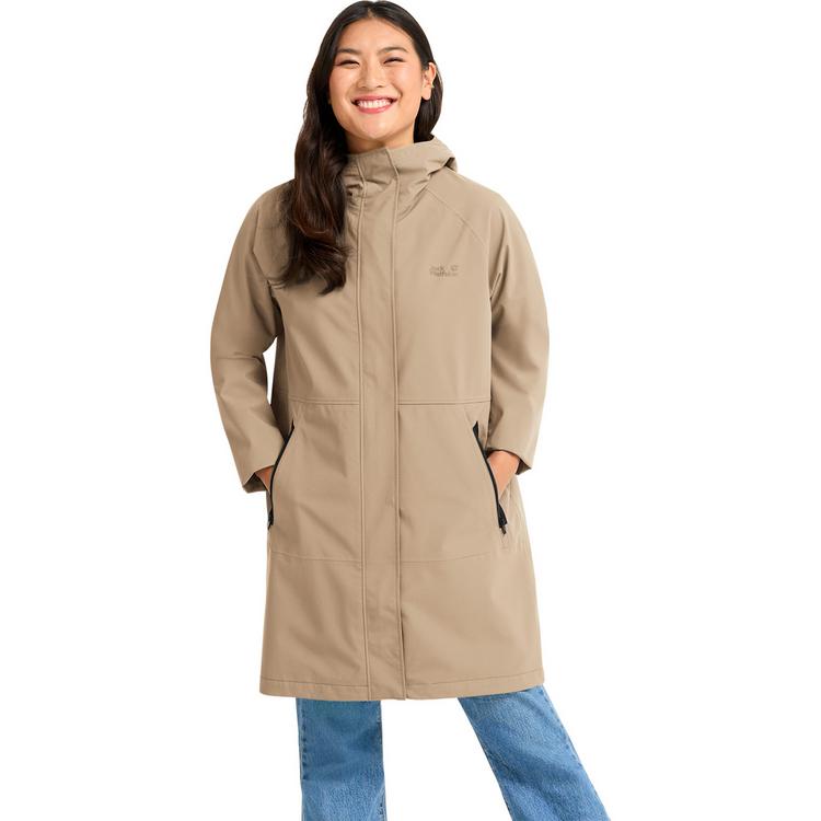 Jack Wolfskin Jack Wolfskin ONERA 2L COAT W Funktionsmantel Damen - oat - 0 | SportScheck