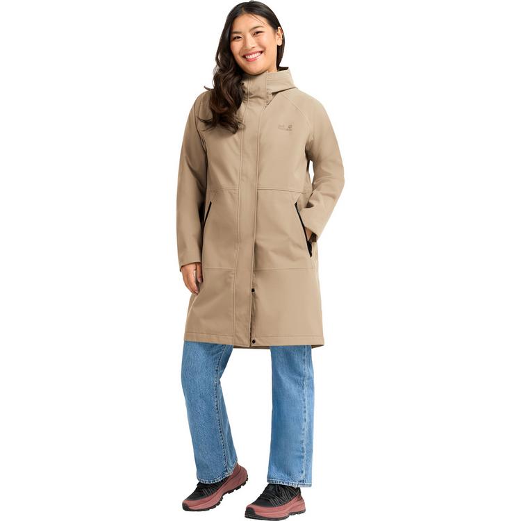 Jack Wolfskin Jack Wolfskin ONERA 2L COAT W Funktionsmantel Damen - oat - 2 | SportScheck
