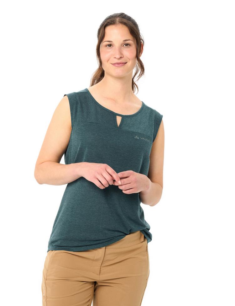 VAUDE VAUDE Women's Skomer Hiking Top Tanktop Damen - deep pond - 2 | SportScheck