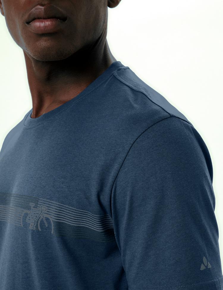 VAUDE VAUDE Men's Cyclist T-Shirt V T-Shirt Herren - dark sea/dark sea - 1 | SportScheck