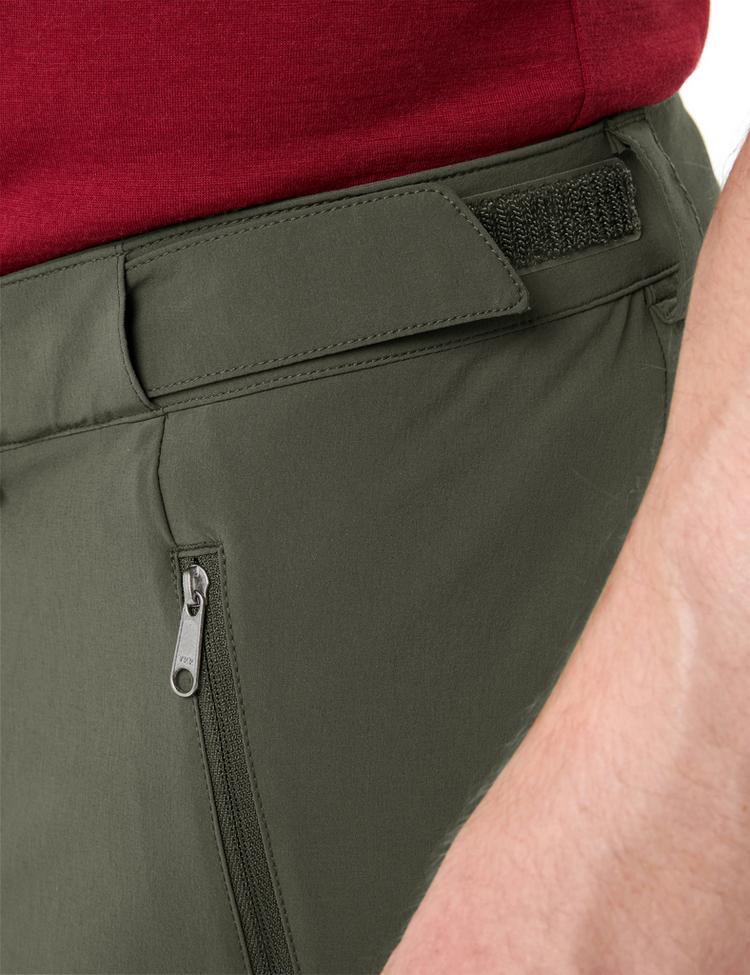 VAUDE VAUDE Men's Farley Stretch T-Zip Pants III Funktionshose Herren - khaki uni - 1 | SportScheck