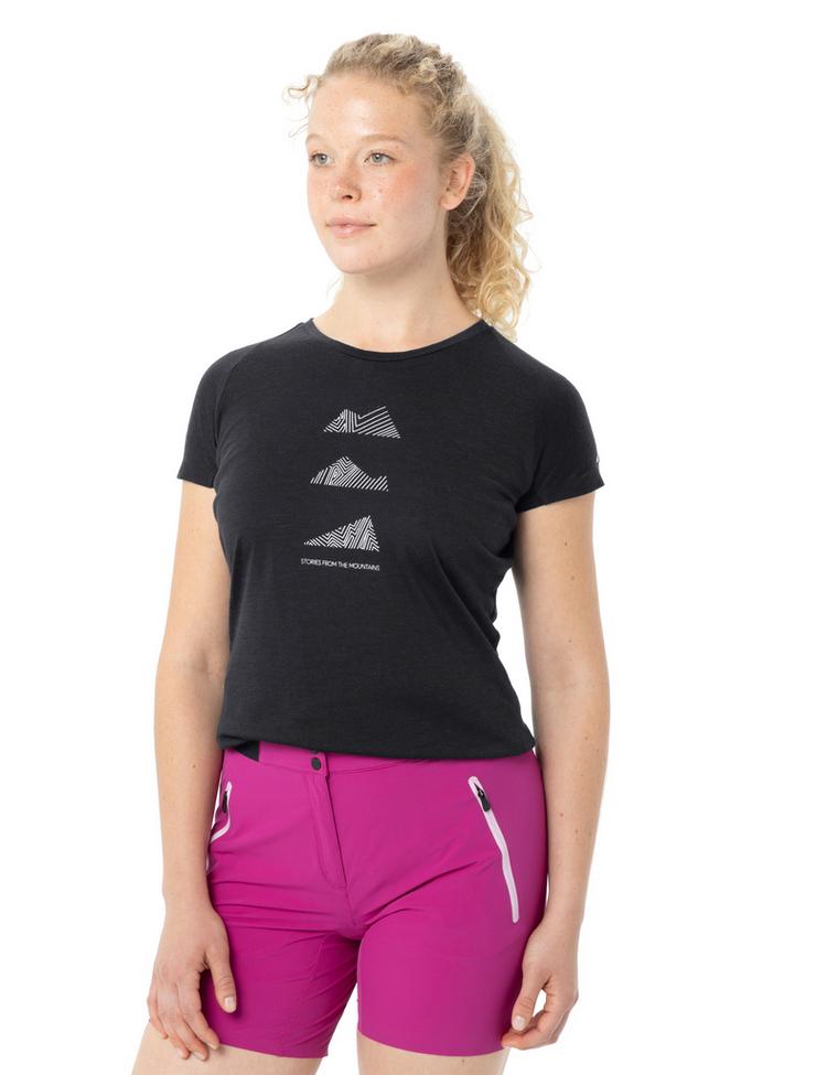 VAUDE VAUDE Women's Tekoa Wool T-Shirt T-Shirt Damen - black - 2 | SportScheck