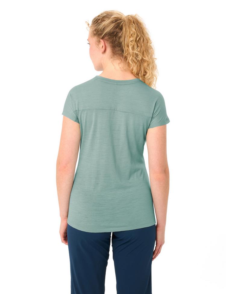 VAUDE VAUDE Women's Tekoa Wool T-Shirt T-Shirt Damen - dusty fern uni - 1 | SportScheck