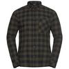 Jack Wolfskin LITE FLANNEL SHIRT M Langarmhemd Herren - CHECK obsidian moss