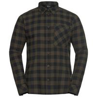 Jack Wolfskin LITE FLANNEL SHIRT M Langarmhemd Herren - CHECK obsidian moss