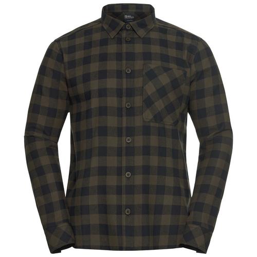 Jack Wolfskin LITE FLANNEL SHIRT M Langarmhemd Herren