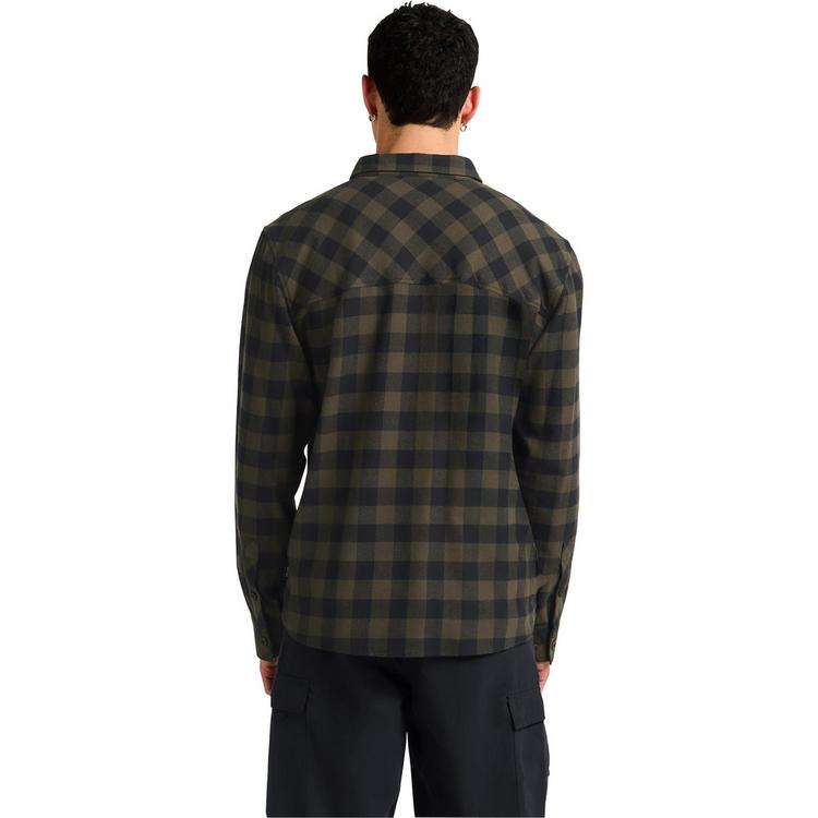 Jack Wolfskin Jack Wolfskin LITE FLANNEL SHIRT M Langarmhemd Herren - CHECK obsidian moss - 1 | SportScheck