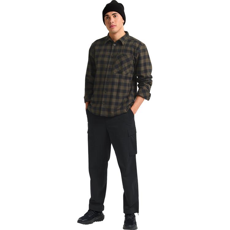 Jack Wolfskin Jack Wolfskin LITE FLANNEL SHIRT M Langarmhemd Herren - CHECK obsidian moss - 2 | SportScheck