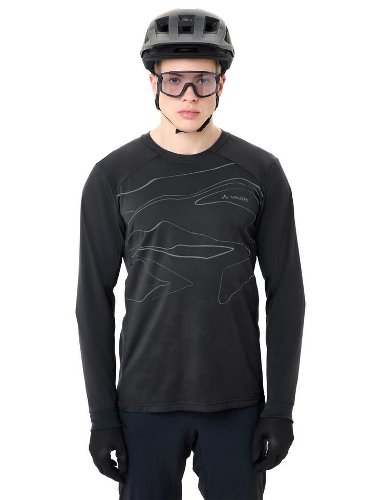 VAUDE VAUDE Men's Moab LS PRO Shirt T-Shirt Herren - black/black - 2 | SportScheck