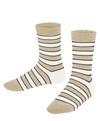 Falke Simple Stripes SO Socken Kinder - sand mel. (4650)