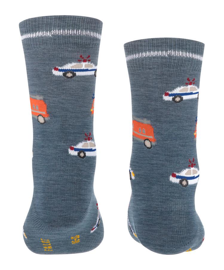 Falke Falke Police and Fire Cars Socken Kinder - light denim (6660) - 0 | SportScheck