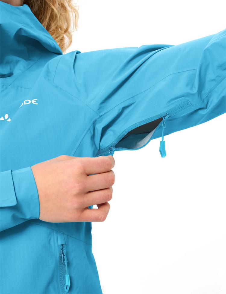 VAUDE VAUDE Women's Simony 2,5L Jacket V Outdoorjacke Damen - aqua uni - 1 | SportScheck