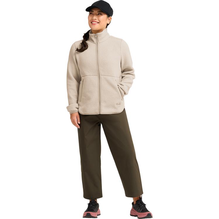 Jack Wolfskin Jack Wolfskin LITE CURL FZ W Fleecejacke Damen - oyster - 2 | SportScheck