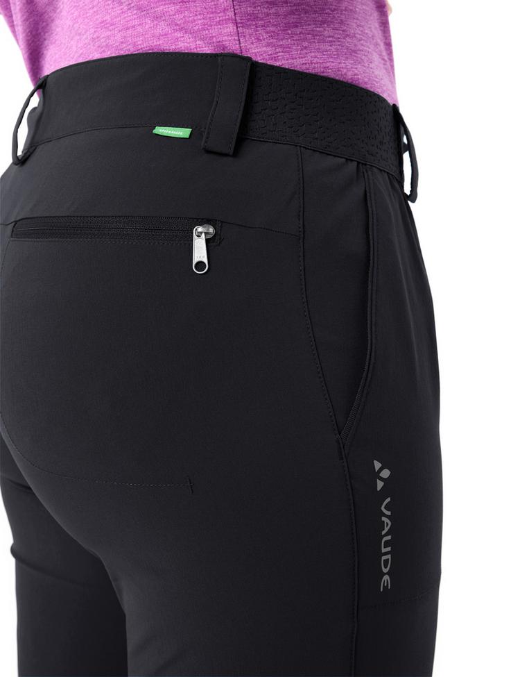 VAUDE VAUDE Women's Farley Stretch ZO Capri Pants Funktionshose Damen - black - 1 | SportScheck