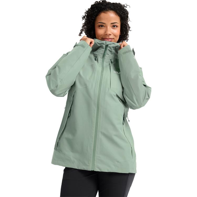Jack Wolfskin Jack Wolfskin FLEXTRAIL 2L JKT W Funktionsjacke Damen - green zinnia - 0 | SportScheck