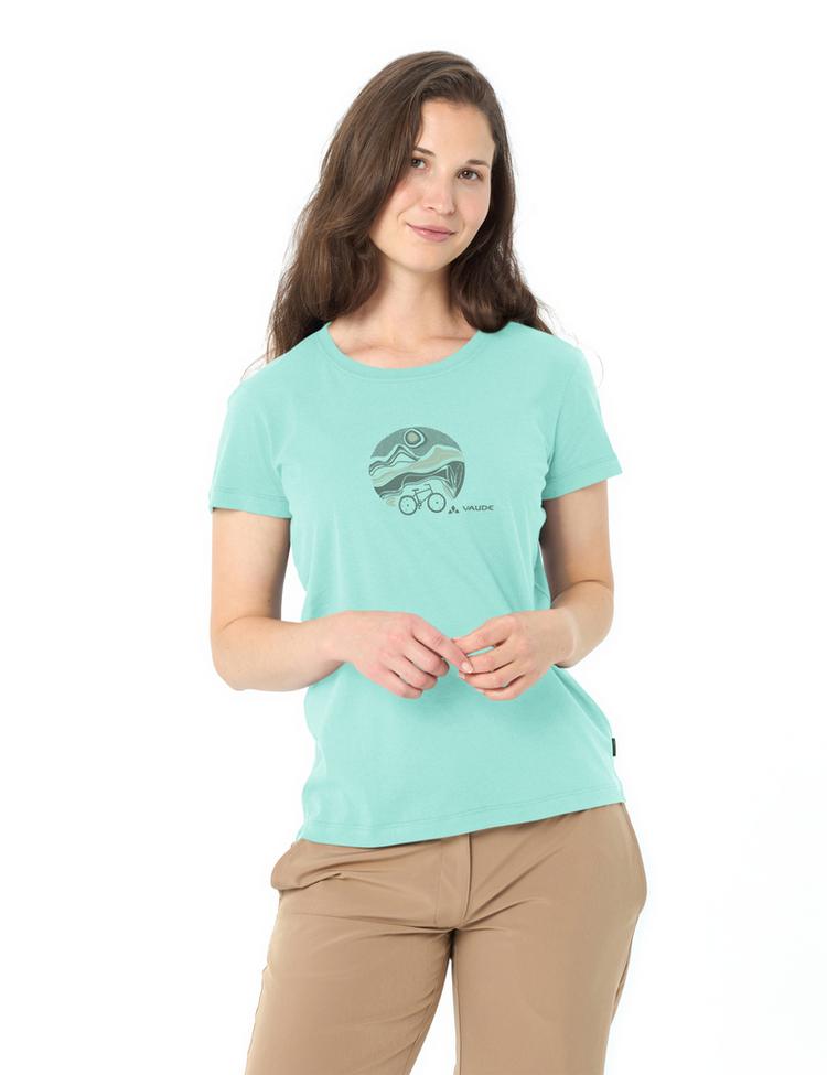VAUDE VAUDE Women's Cyclist T-Shirt V T-Shirt Damen - sage - 2 | SportScheck