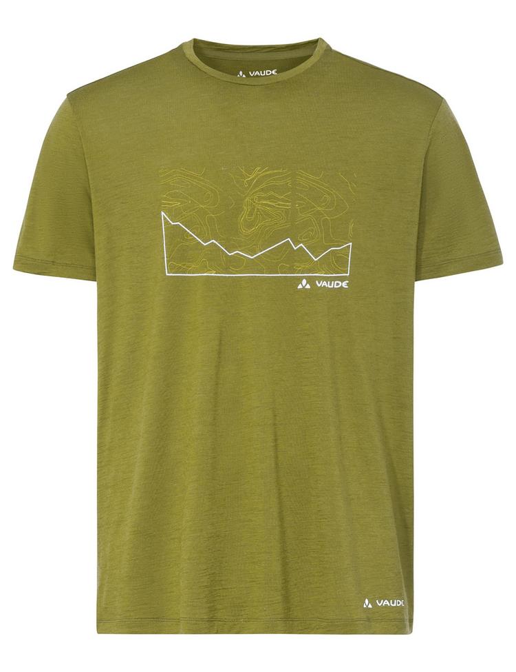 VAUDE VAUDE Men's Tekoa Wool T-Shirt T-Shirt Herren - dark leaf - 0 | SportScheck