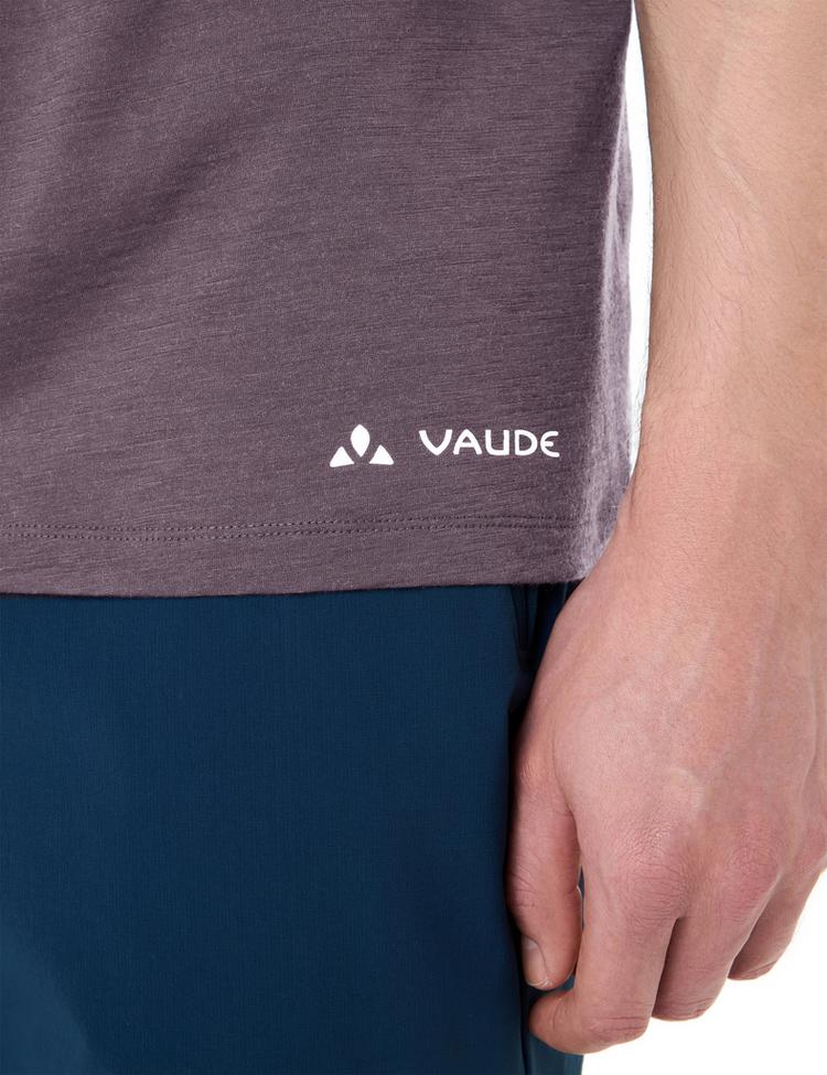 VAUDE VAUDE Men's Tekoa Wool T-Shirt T-Shirt Herren - purple ash - 1 | SportScheck