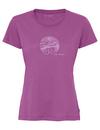 VAUDE Women's Cyclist T-Shirt V T-Shirt Damen - magenta
