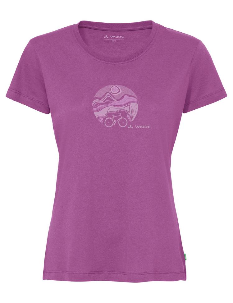 VAUDE VAUDE Women's Cyclist T-Shirt V T-Shirt Damen - magenta - 0 | SportScheck