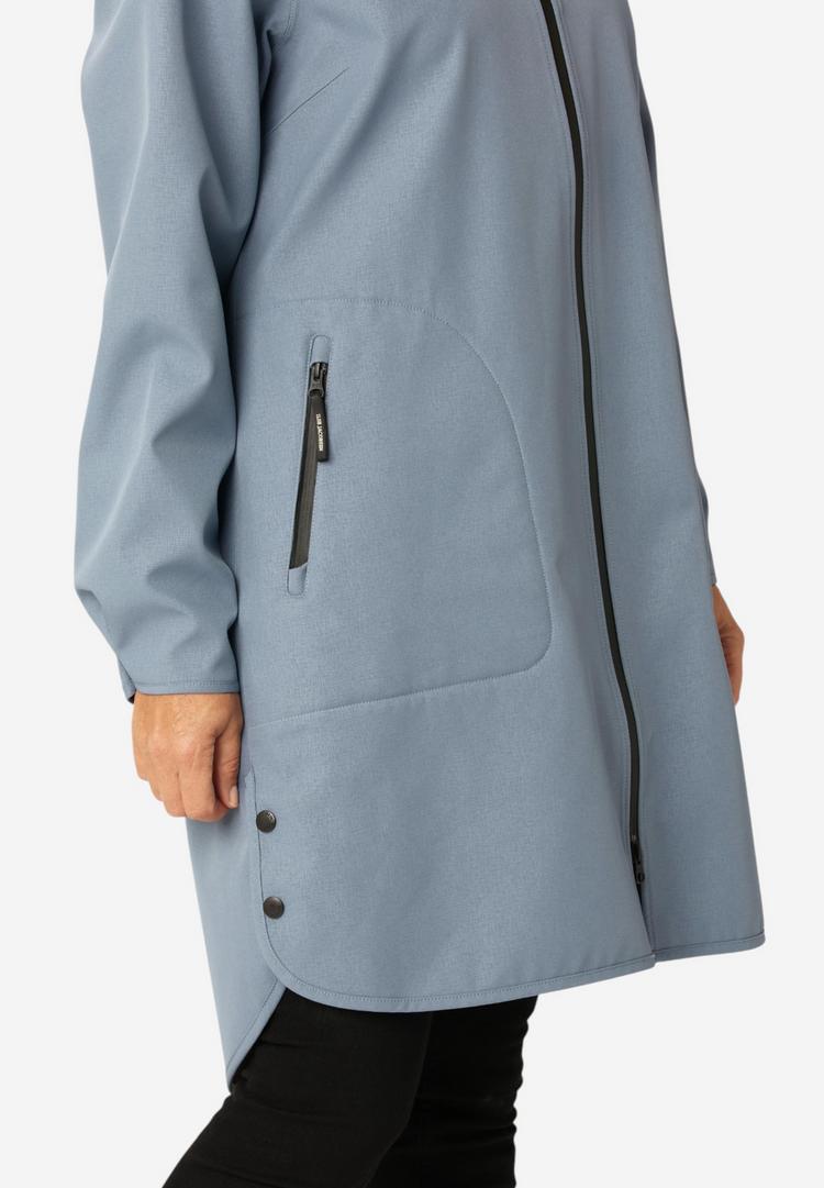 Ilse Jacobsen Ilse Jacobsen RAIN128 Softshelljacke Damen - Grey Blue - 2 | SportScheck