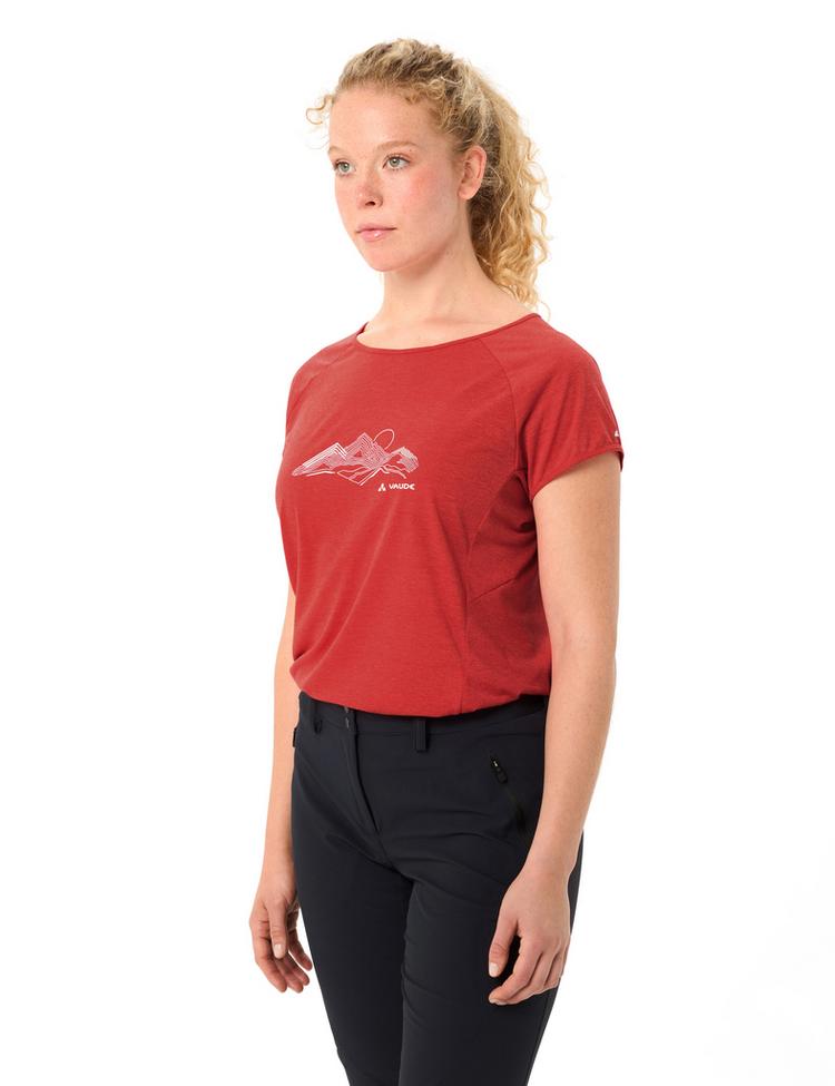 VAUDE VAUDE Women's Tekoa T-Shirt II T-Shirt Damen - lava - 2 | SportScheck