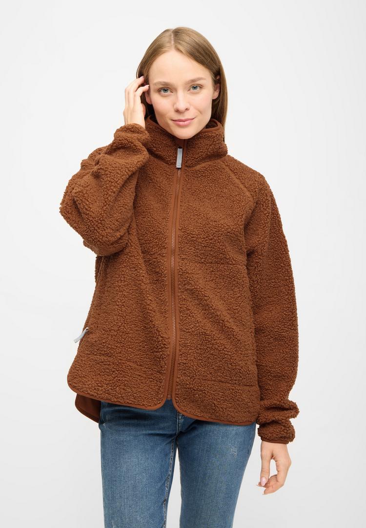 Derbe Derbe Kuschelby Fleecejacke Damen - caramel caf&egrave; - 0 | SportScheck