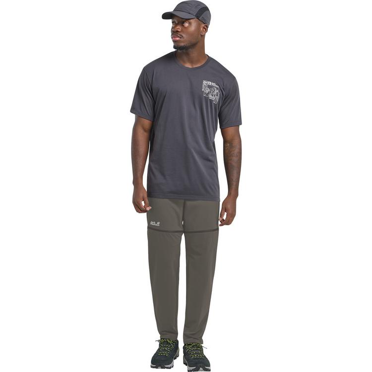 Jack Wolfskin Jack Wolfskin HIKEOUT ZIP AWAY PANTS M Funktionshose Herren - flint - 2 | SportScheck