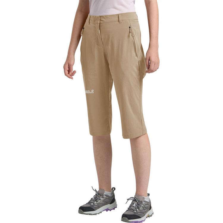 Jack Wolfskin Jack Wolfskin HIKEOUT 3/4 PANTS W Funktionshose Damen - hazel wood - 0 | SportScheck